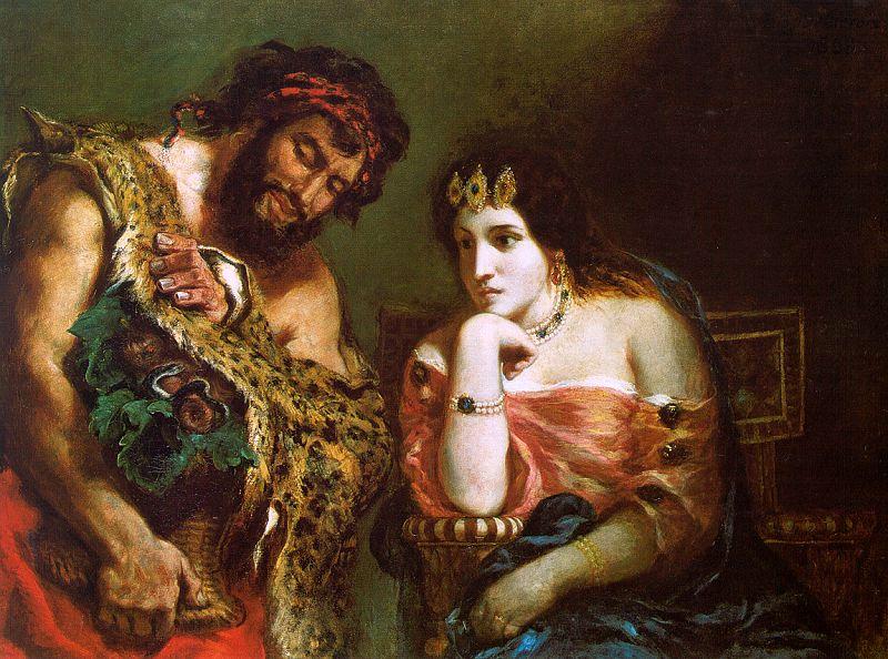 Eugene Delacroix Cleopatra and the Peasant France oil painting art